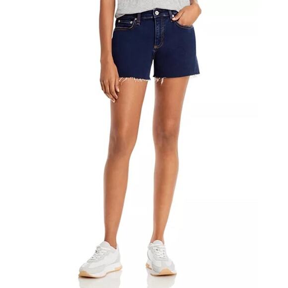 rag & bone Dre Low Rise Denim Short in Dark Wash size 25 - Picture 1 of 6